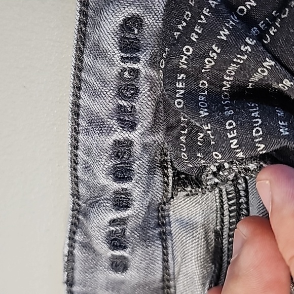 AMERICAN Eagle gray next level stretch size 2 super high rise jeggings - Picture 7 of 8